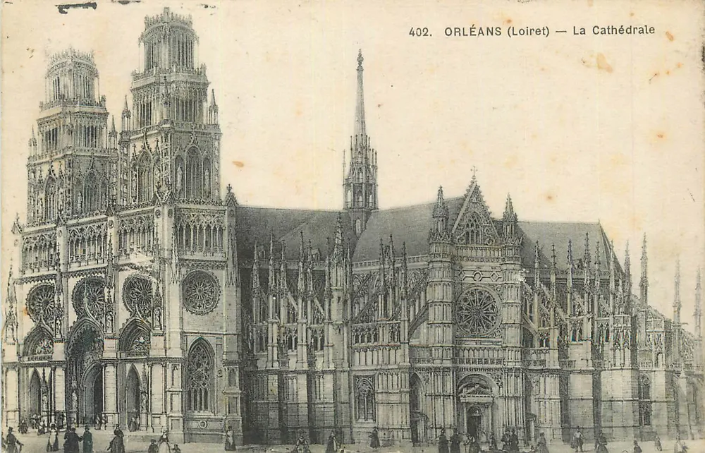 Orléans (Loiret) — A Catedral — Editor desconhecido, n° 402 - Frente