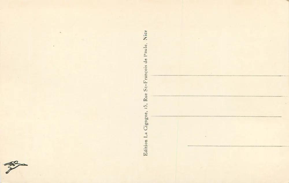 Monaco — Le Port, La Condamine et la Tête de Chien — Édition François St-François, Nice - Verso
