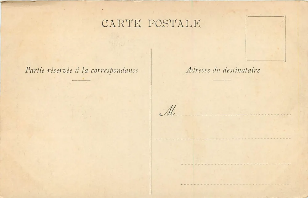 Reims — Fontaine Bartholdi — Brevetée L.D.F. N°10 - Verso