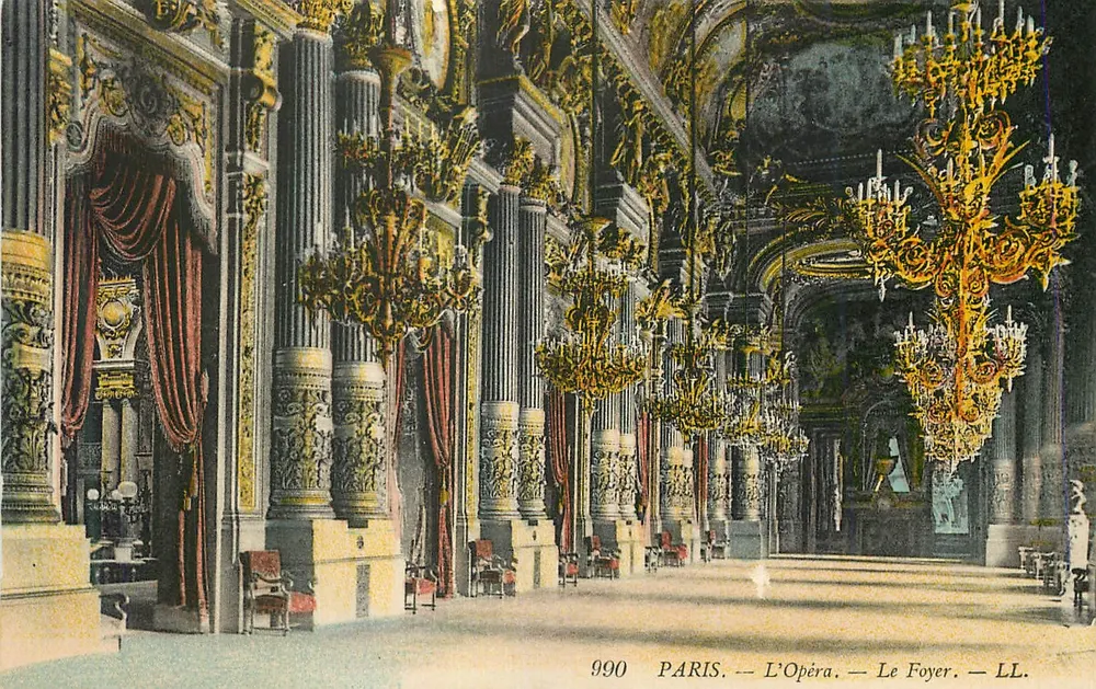 PARIS — O Ópera — O Foyer — LL. — n° 990 - Frente