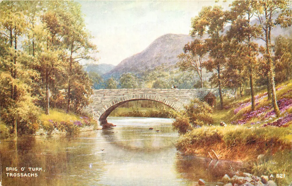 Ponte Brig O' Turk — Trossachs — Brian & Sons Ltd, n° A 521 - Frente