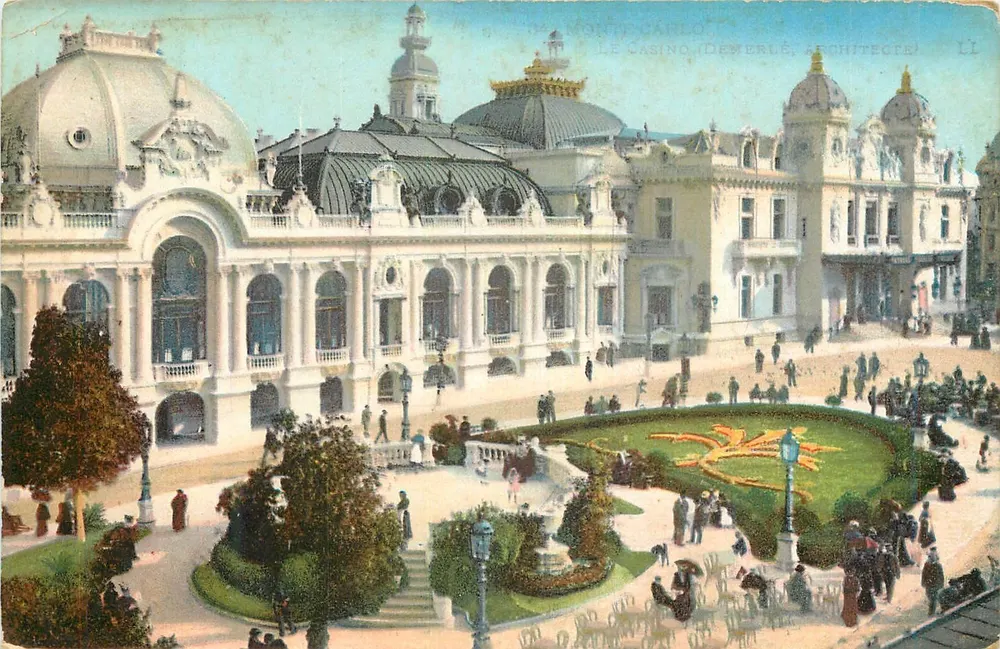 Monte-Carlo — O Casino, Demerlé, arquiteto — LL - Frente