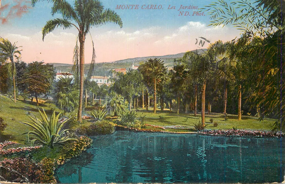 Monte Carlo. Os Jardins — ND. Fot. — n°110 - Frente