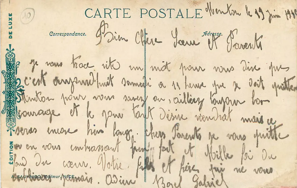 Monte Carlo. Os Jardins — ND. Fot. — n°110 - Verso