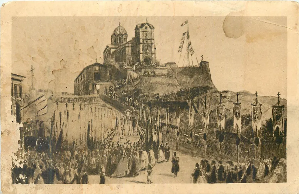 Marseille — Inauguration de la basilique Notre-Dame de la Garde — Édition spéciale de la Basilique - Recto