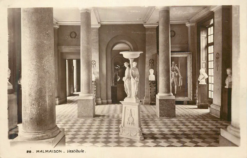 Malmaison - Vestíbulo — editor Edição dos Museus Nacionais, n° 28 - Frente