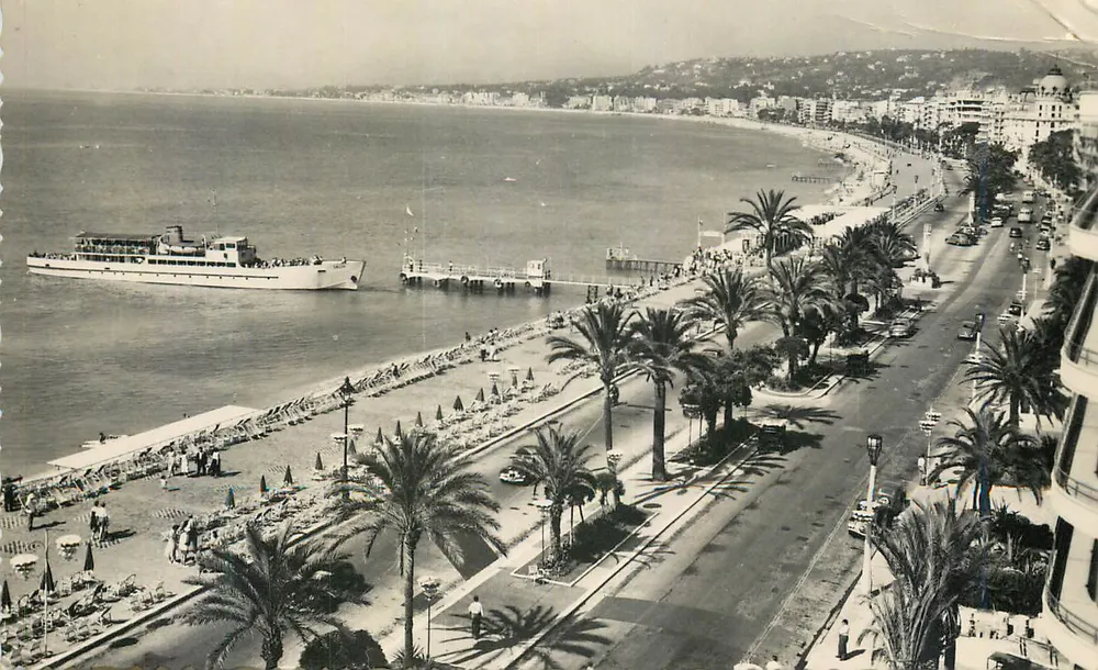 A Promenade dos Ingleses — Nice — Edições G.M. n°2028 - Frente