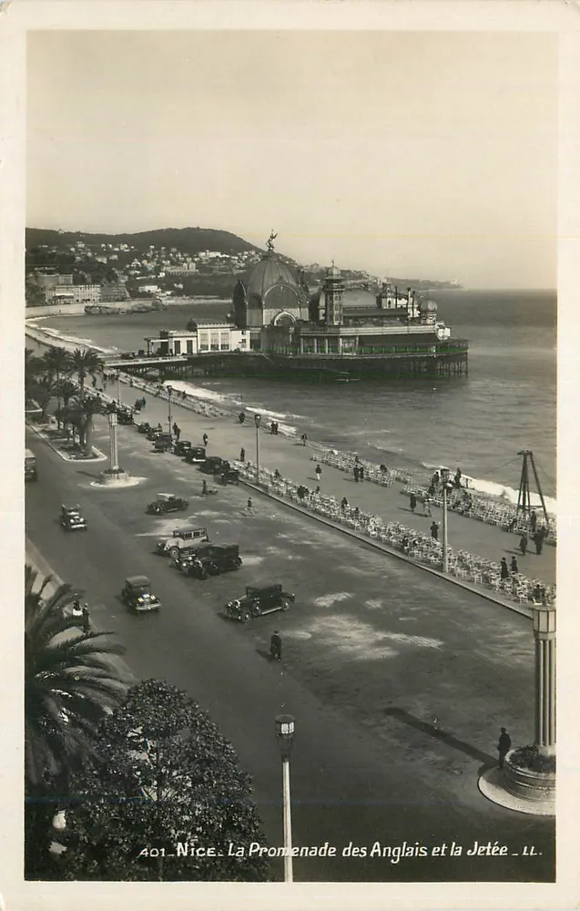 Nice - A Promenade dos Ingleses e a Dique - LL. - A01 - Frente