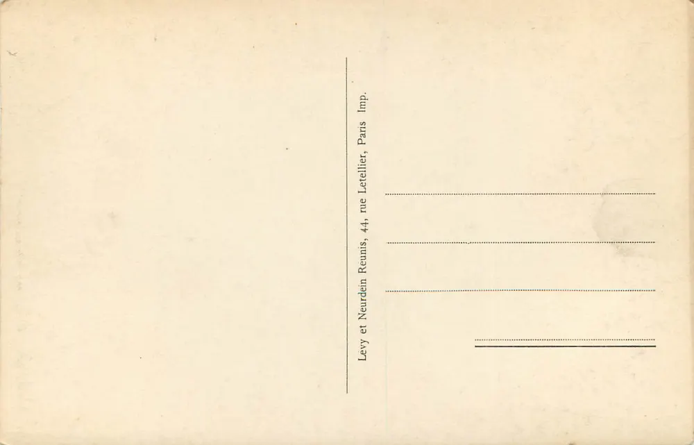 Nice - A Promenade dos Ingleses e a Dique - LL. - A01 - Verso