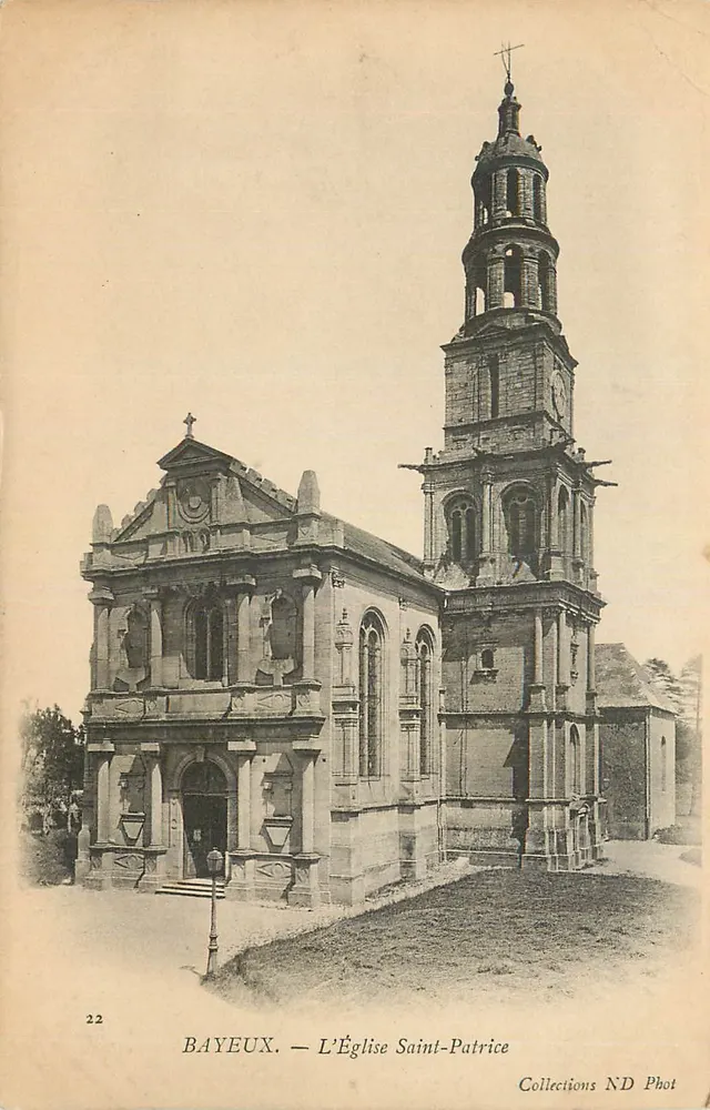 Bayeux — A Igreja de São Patrício — Collections ND Phot - Frente