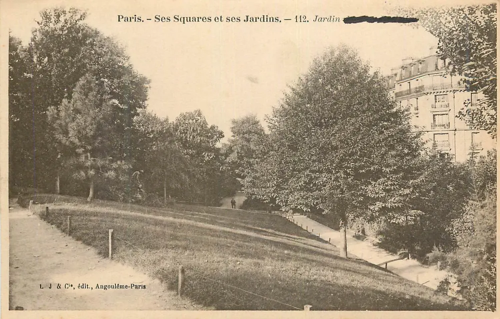Paris - Ses Squares et ses Jardins - 112. Jardin — L. J & Cie, Angoulême-Paris - Frente