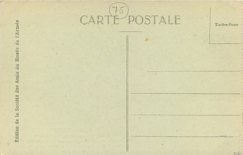 Grabmal von Joseph, Bruder des Kaisers — Hotel des Invalides, Der Dôme — J.H. n°2053 - Rückseite