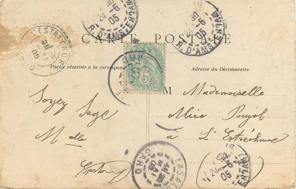 Paris - Les Tuileries - Pavillon de Flore — editor desconhecido, n° 20 - Verso