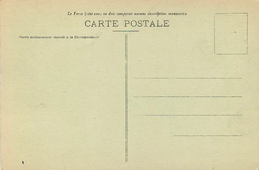 Palast von Fontainebleau — Galerie Henri II — Unbekannter Verlag, Nr. 28 - Rückseite