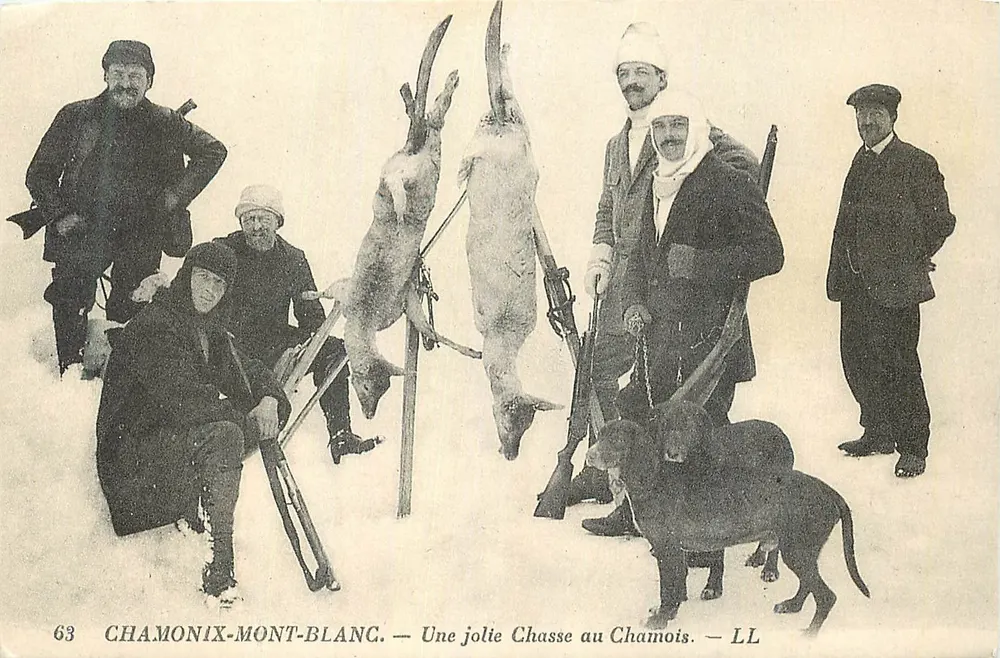 Chamonix-Mont-Blanc — Une jolie Chasse au Chamois — LL - Recto