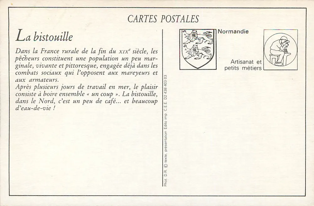 Le Tréport — Quem paga a bistouille? - Verso