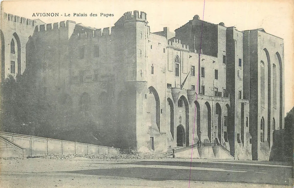 Avignon - O Palácio dos Papas — editor Prévot, Avignon - Frente