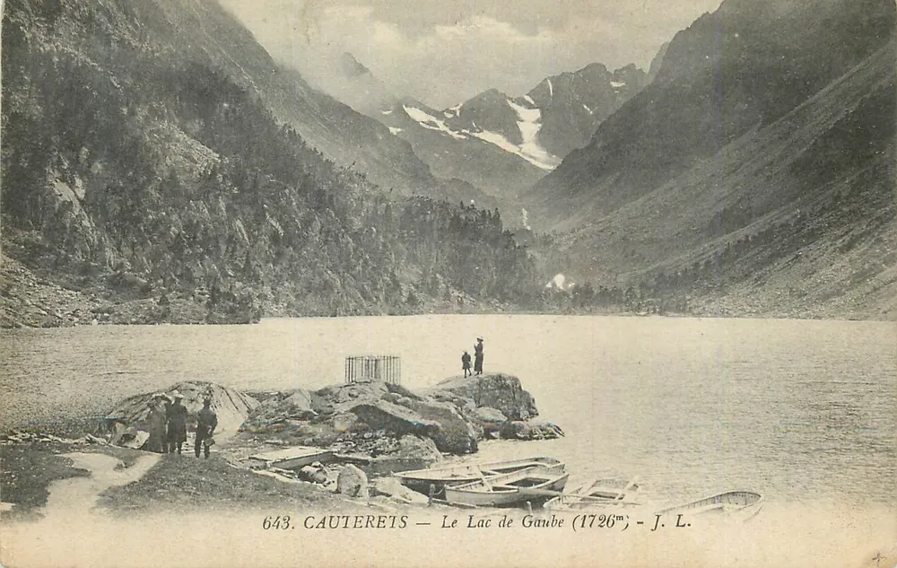 Cauterets — O Lago de Gaube (1796m) — J. L. - Frente