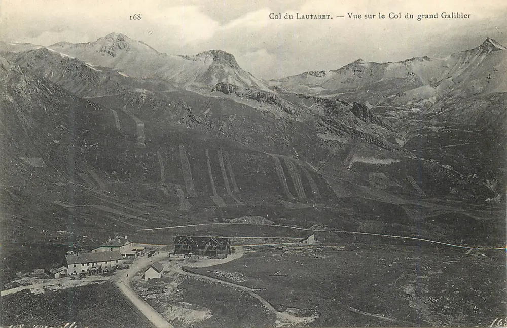Col du Lautaret — Ansicht des Col du Grand Galibier — n° 168 - Vorderseite