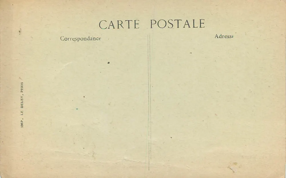 Bellegarde (Loiret) — Der Portal der roman-byzantinischen Kirche (X–XI Jahrhundert) — Verleger Blaqué - Rückseite
