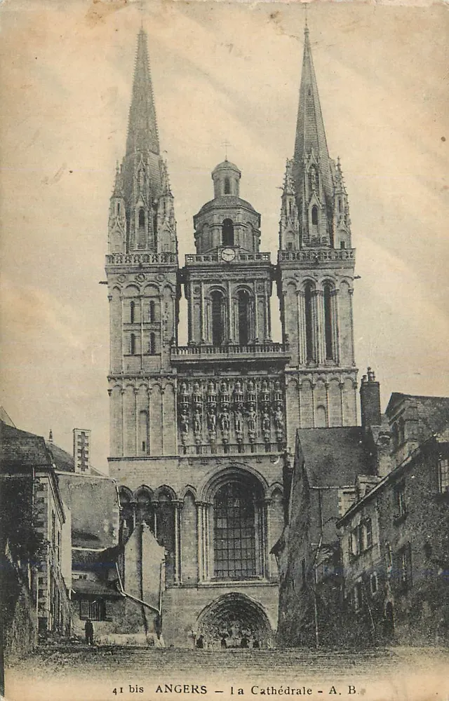Angers — a Catedral — A. B. n° 41 bis - Frente
