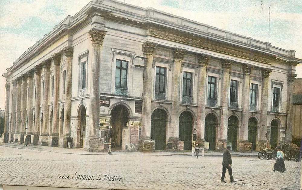 Saumur: O Teatro — editor L.V. n°2284 - Frente