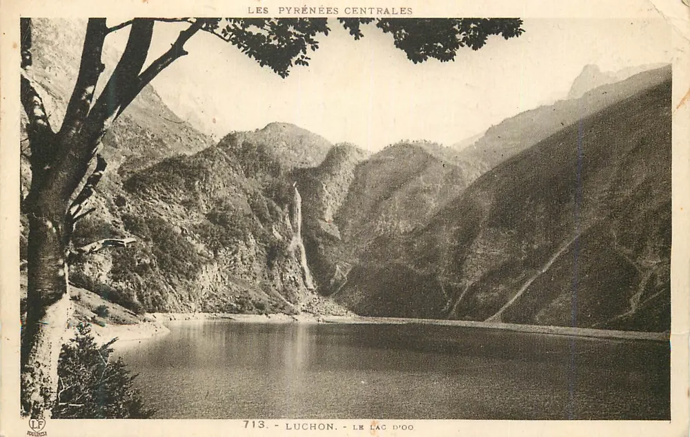 Luchon - O Lago de Oo — As Pirineus Centrais — Edição Labouche frères - Frente