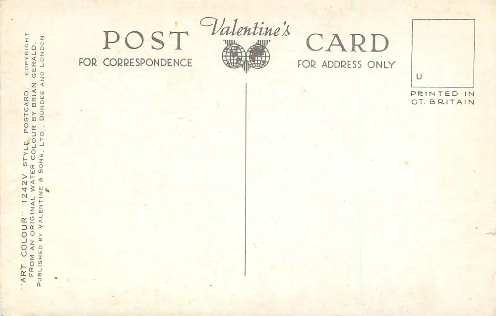 Ponte do Diabo — ponte de pedra e passarela metálica — Valentine's & Sons Ltd, n° A.535 - Verso