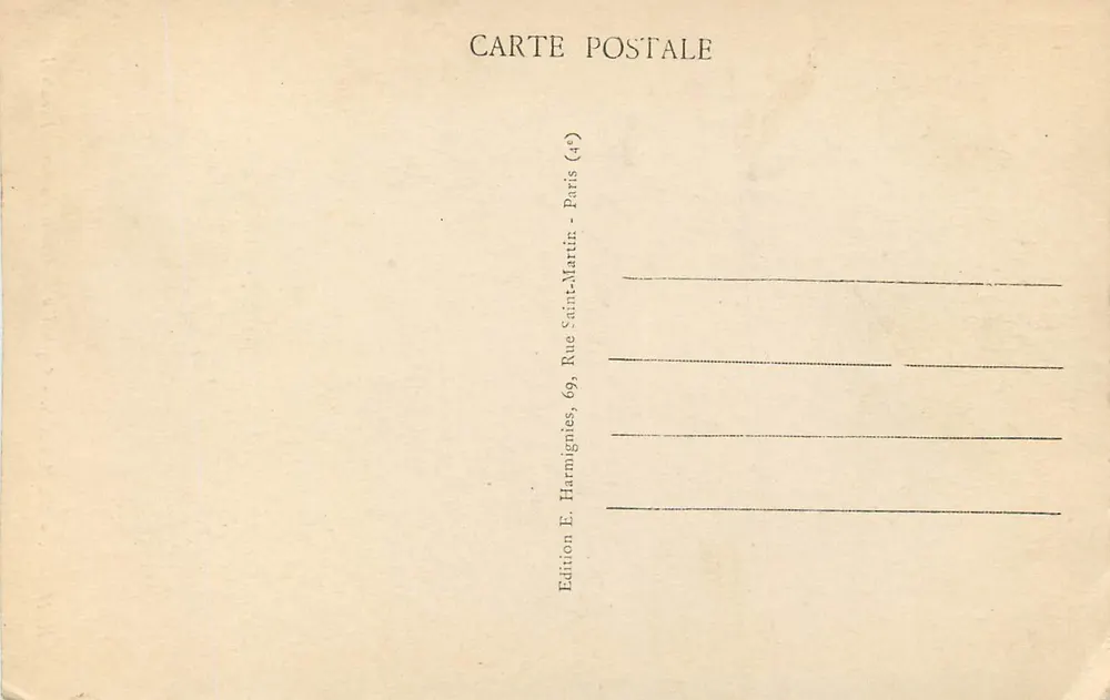 Beauvais — Cathédrale, détails du portail central — E.H. - 5 - Verso