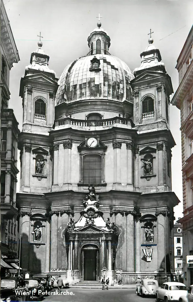 Viena I. Peterskirche — editor Richard Fleisch & Co. KG, n° 5065.2 - Frente