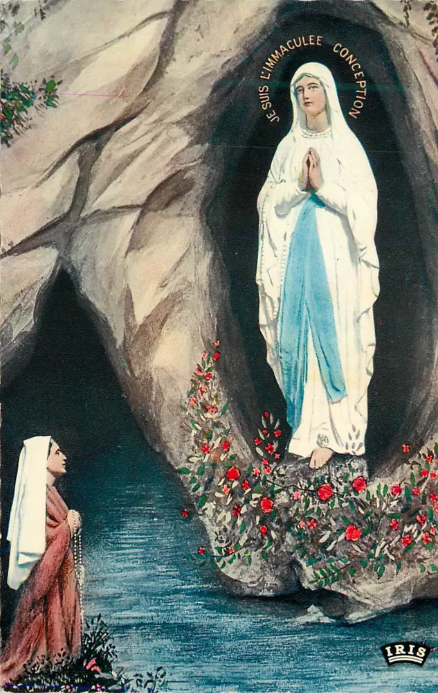 Lourdes — Aparição de Nossa Senhora de Lourdes — Editor IRIS - Frente