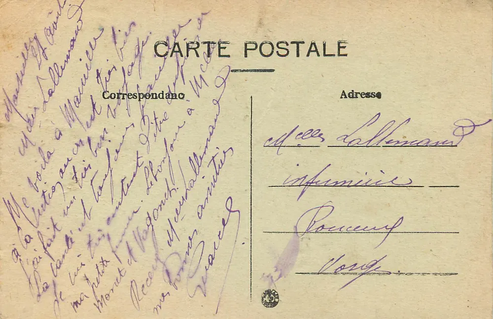 Marselha — Rue de la République — E. L. - Verso