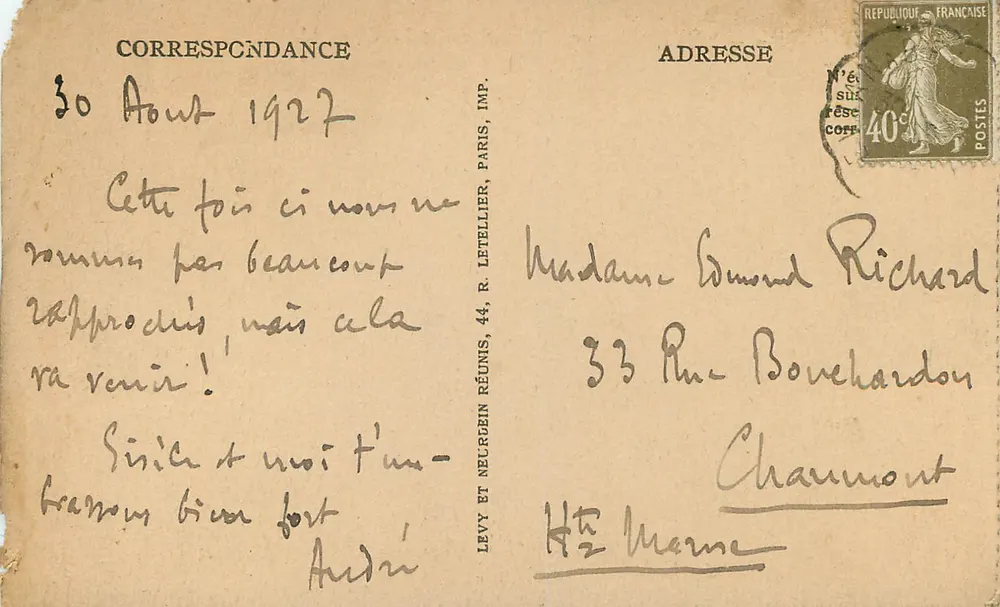 ÉVIAN-LES-BAINS — L'Établissement Thermal et les Hôtels — LL - Verso
