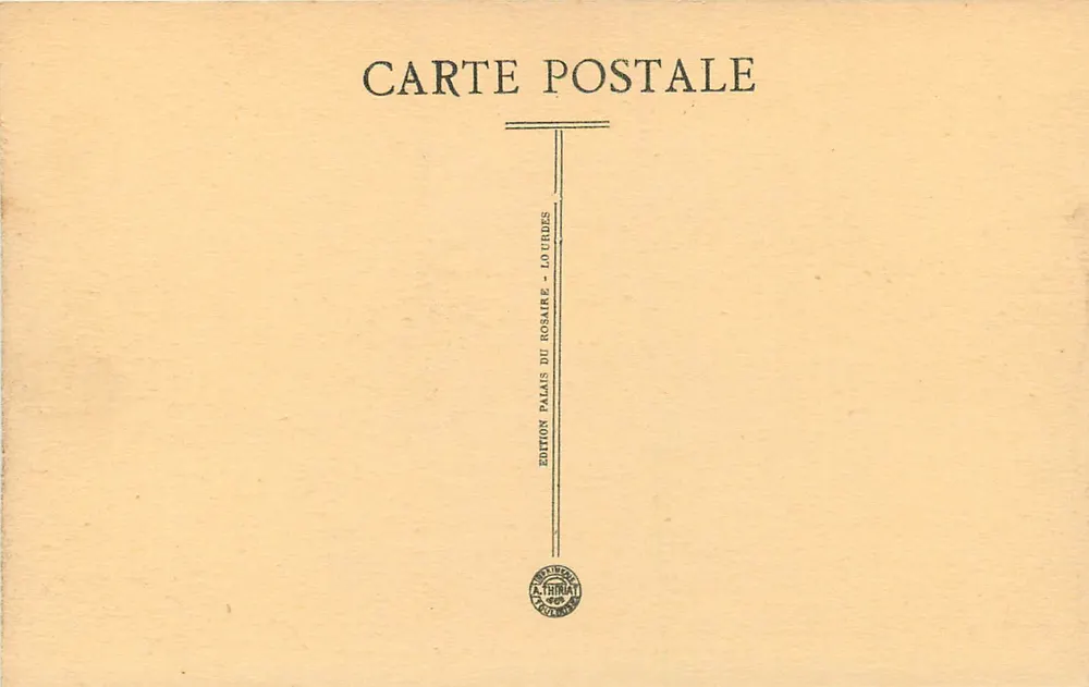 Cauterets — Le Lac de Gaube et le Vignemalo — Édition A. Thiriat, Lourdes - Verso
