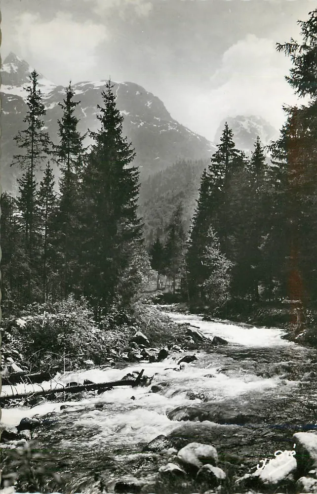 Die schönen französischen Alpen — Umgebung von La Ferrière, Le Bréda in Fond-de-France (Höhe 1100 m.) — Éditions SPADEM - Vorderseite
