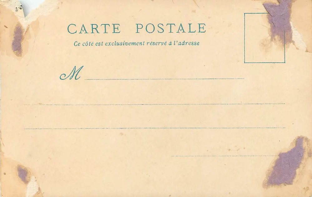 Le Châtelet — Paris — publisher Robida, series number not visible - Back
