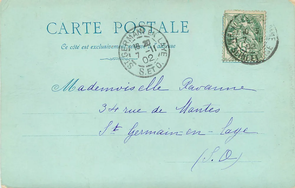 Versailles — LE CHATEAU — Ch. Morne, Editor, Versailles, n°5 - Verso