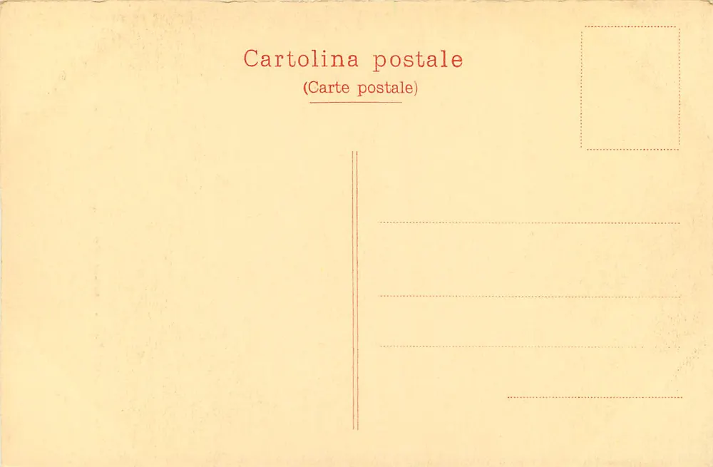 Vénétie — Le Miracle de Saint Croce par Gentile Bellini — édition Giov. Zanetti, Venise - Verso