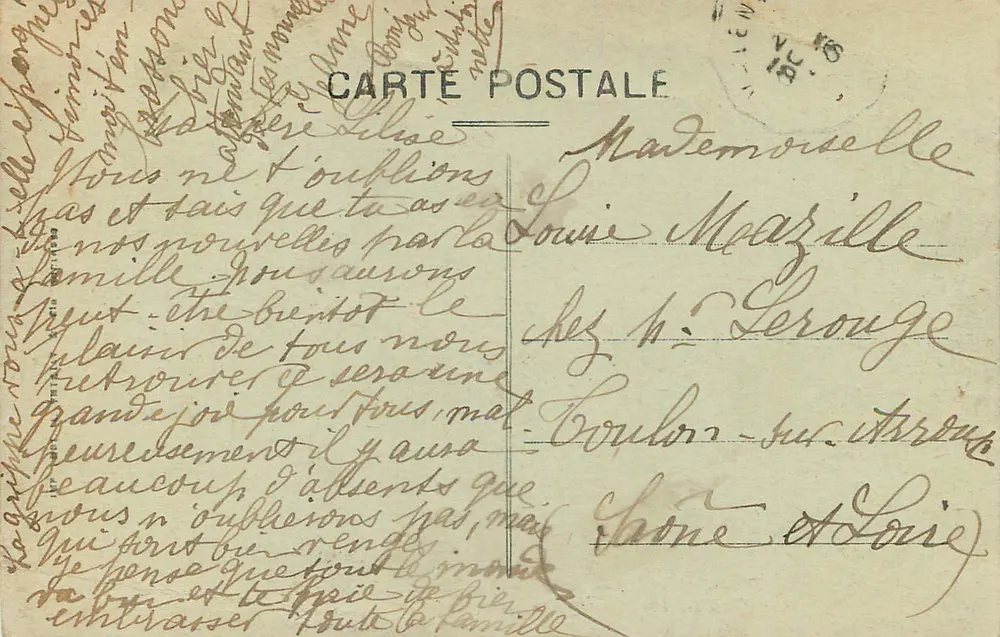TOURS (I.-et-L.) — Le Musée et le Square Descartes — A. P. - Verso