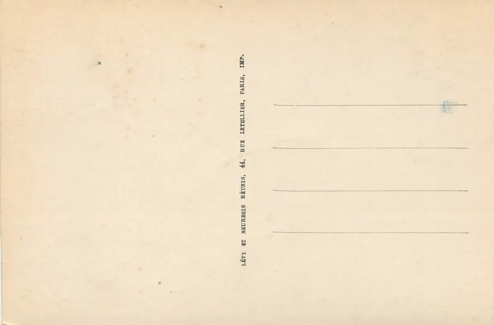 Paris - Os Invalidos — editor LL. n° 238 - Verso