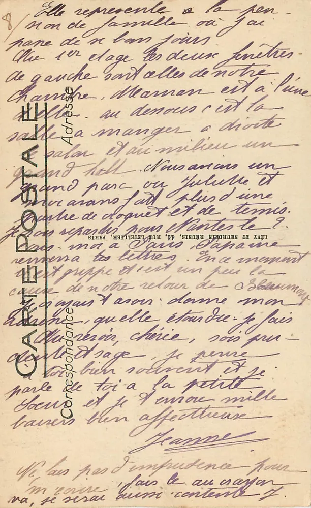 Lisieux - A Igreja de São Desejado - LL - Verso