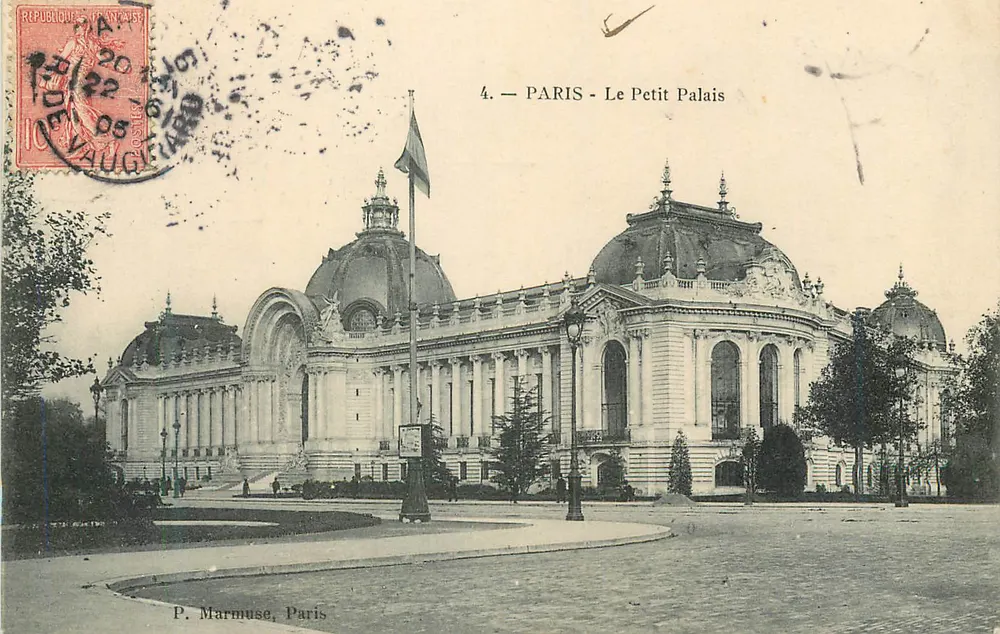 PARIS - O Pequeno Palácio — P. Marmuse, Paris, n°4 - Frente