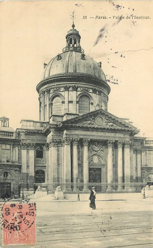 Paris — Palácio da Instituição — Editor não identificado, n° de série 11 - Frente