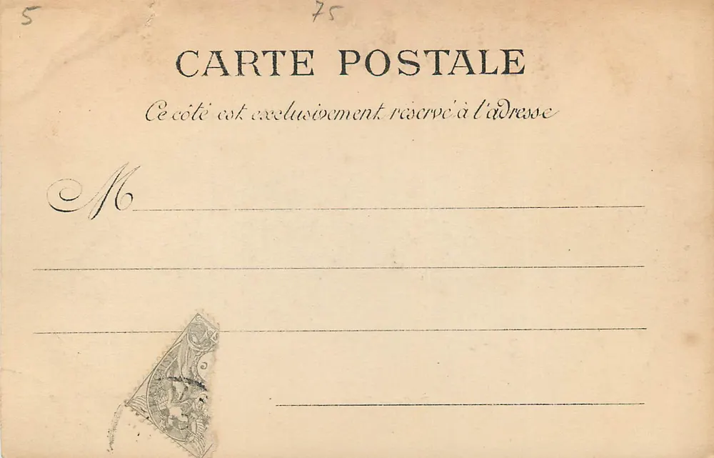 Paris — Trocadéro — L. J. & Cie, editora, Paris - Verso