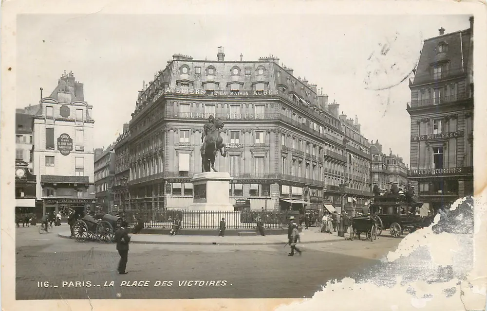 Paris — La Place des Victoires — éditeur E. Etolli, n°116 - Recto