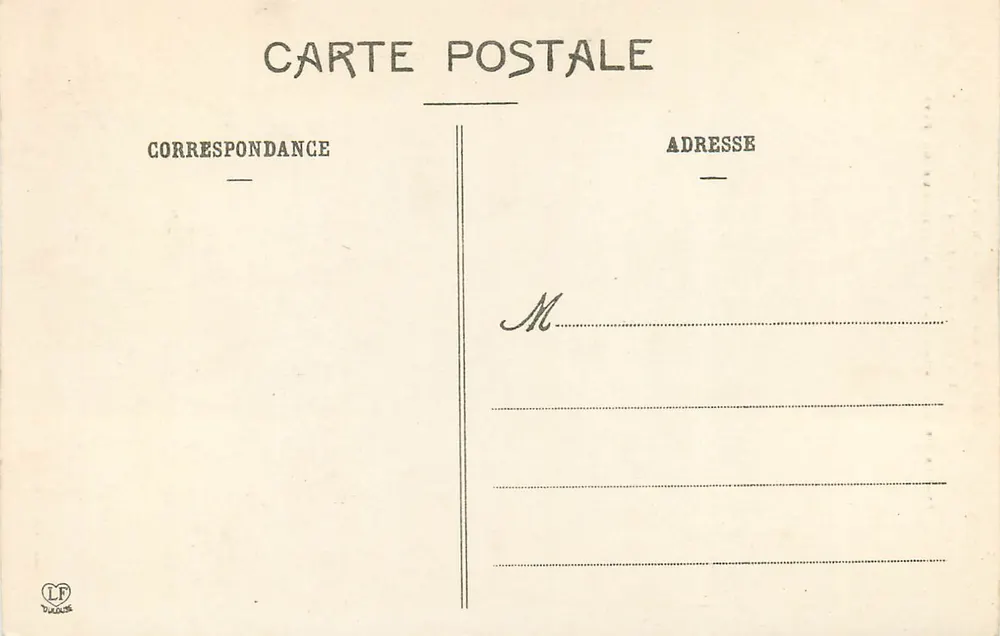 Estátua de Guillaume Ganselme, senhor do país — Arles-sur-Tech — Editor: Fototipia Lacombe Frères, Toulouse — N° 243 - Verso