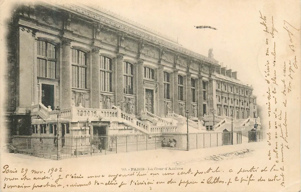Paris - A Corte de Assises — editor '70' e número de série 70 - Frente