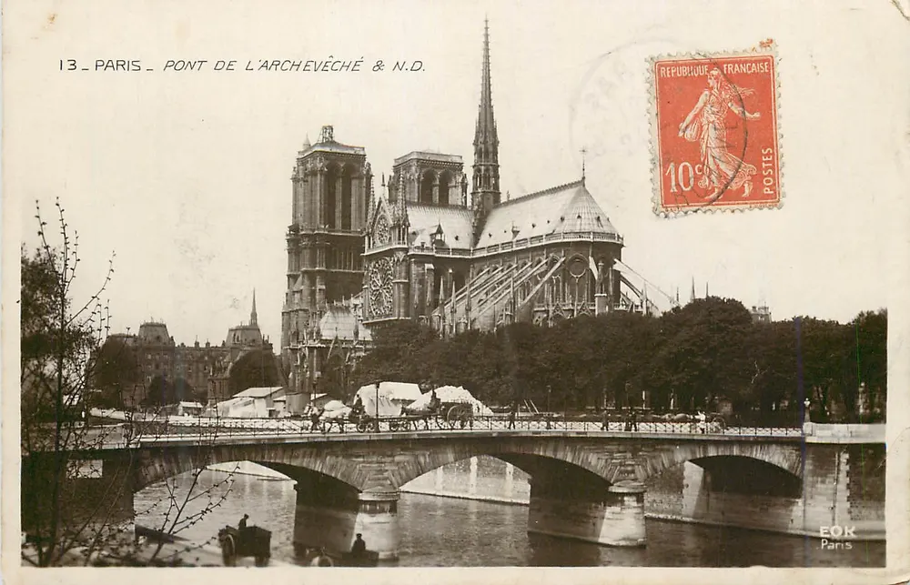 Paris – Ponte do Arcebispo & N.D. – EOK Paris - Frente
