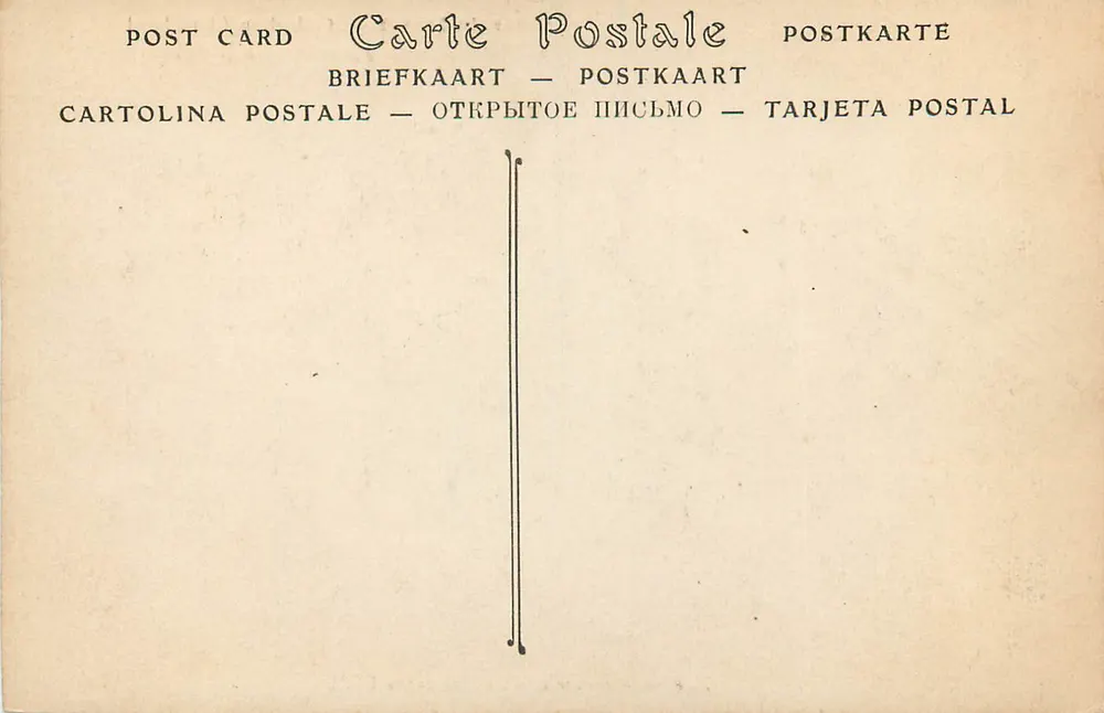 Souvenir des Landes — Corot (um 1872) — Sammlung Chauchard, ND Phot. - Rückseite