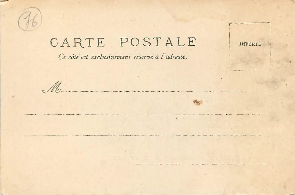 La chapelle de Notre-Dame des Flots — Le Havre — V.P. No. 868 - Verso